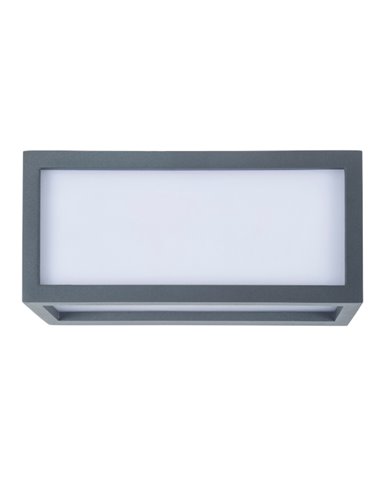 Quanta outdoor wall light - FORLIGHT - Horizontal design, 25 cm