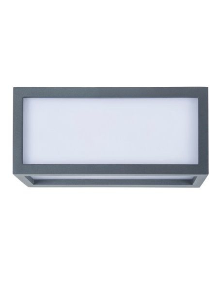 Quanta outdoor wall light - FORLIGHT - Horizontal design, 25 cm