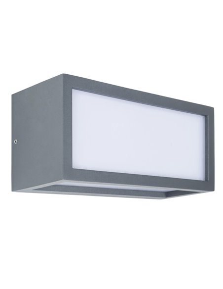 Quanta outdoor wall light - FORLIGHT - Horizontal design, 25 cm