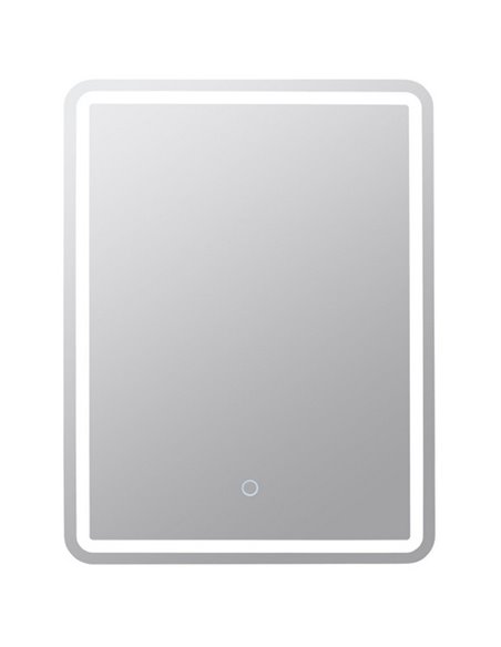 Zico illuminated mirror - FORLIGHT - LED touch mirror, 60x45 cm