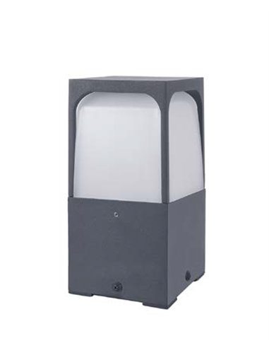 Veta outdoor bollard - FORLIGHT - Available in 3 sizes, black finish
