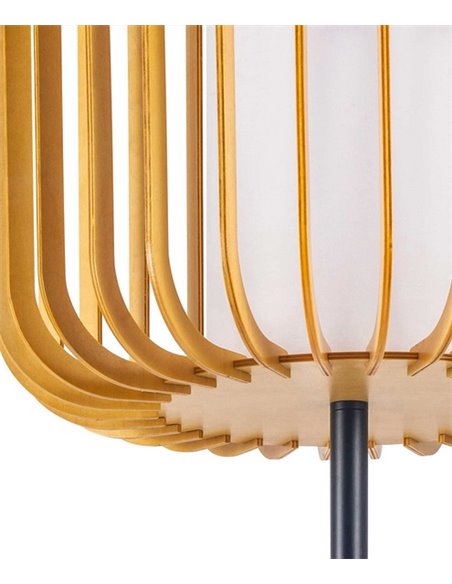 Viva floor lamp - FORLIGHT - Light wooden lamp, height: 160 cm