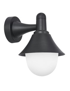 Alan outdoor wall light - FORLIGHT - Black conical shade 2