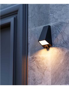 Olaf outdoor wall light - FORLIGHT - Solar lamp with motion sensor