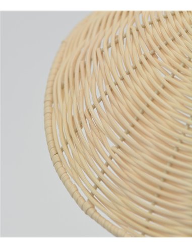 Kasteli wall light - IDP Lampshades - Lamp with 2 wicker lampshades Kasteli wall light - IDP Lampshades - Lamp with 2 wicker lampshades
