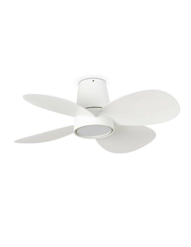 Ventilador de techo Klover - Faro - Ventilador plafón con luz blanco