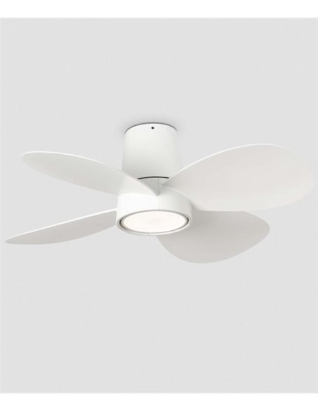 Ventilador de techo Klover - Faro - Ventilador plafón con luz blanco
