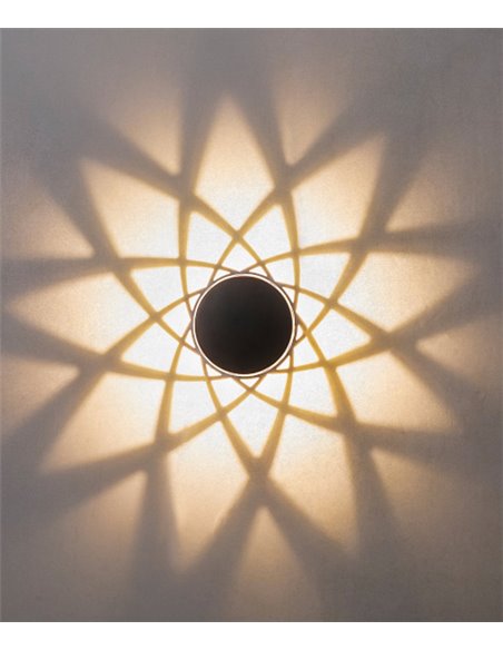 LED bollard lamp Shadow - Faro - Dark grey aluminium frame, 25 cm