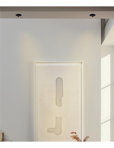 Orbit recessed ceiling light - Onok - Adjustable LED spotlight in black or white