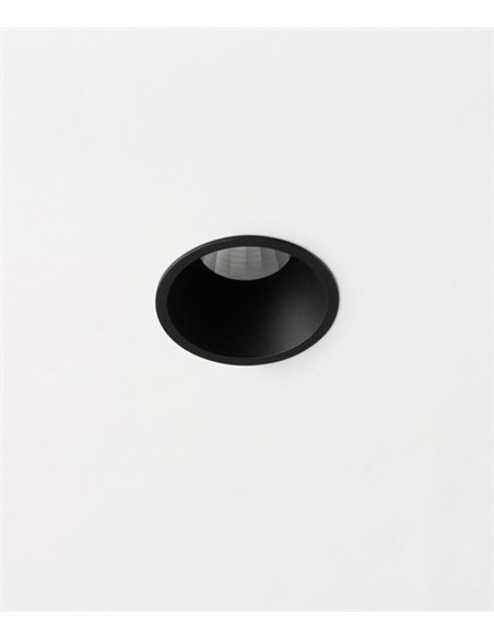 Kono 1 recessed downlight - Onok - Round LED spotlight 6W, Ø 8 cm