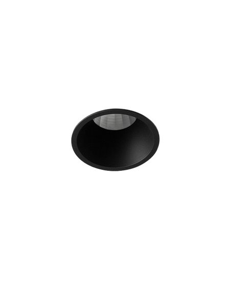 Kono 1 recessed downlight - Onok - Round LED spotlight 6W, Ø 8 cm