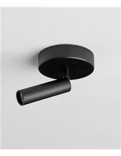 Focus 25 C ceiling spotlight - Onok - Adjustable lamp in black or white