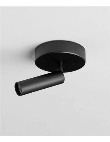 Focus 25 C ceiling spotlight - Onok - Adjustable lamp in black or white
