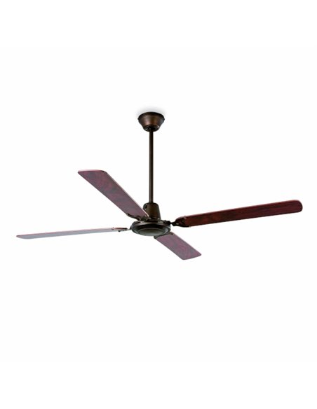 Ventilador de techo sin luz disponible en 2 acabados con 4 palas reversibles – Malvinas – Faro
