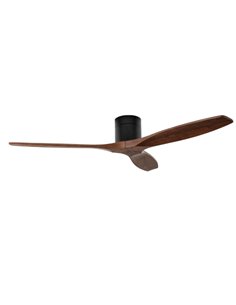 Stem Evo ceiling fan - FORLIGHT - Dark wood blades, 6 speeds