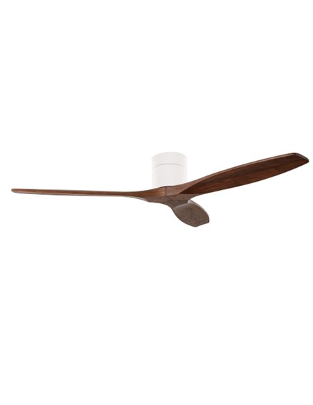 Stem Evo ceiling fan - FORLIGHT - Dark wood blades, Ø 132 cm