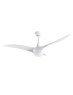 Helix ceiling fan with light - FORLIGHT - White LED fan with 2 heights 2
