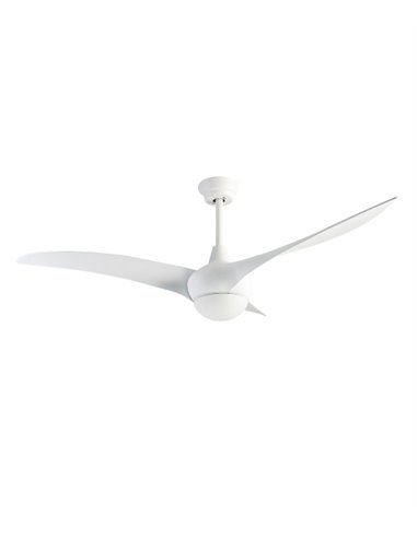Helix ceiling fan with light - FORLIGHT - White LED fan with 2 heights