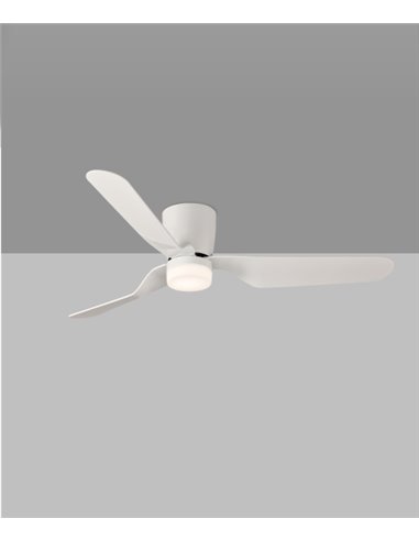 Brisa ceiling fan with light - ACB - White fan, DC motor