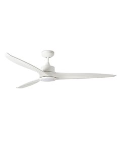 Tonic white fan with LED light - Faro - DC motor, Remote control, 6 speeds 2