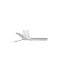 Hey Tub S ceiling fan without light - Faro - White fan, modern design 2