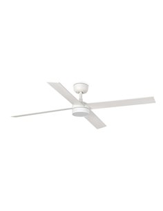 Rudder L LED ceiling fan with light - Faro - DC fan with white/ash reversible blades 2