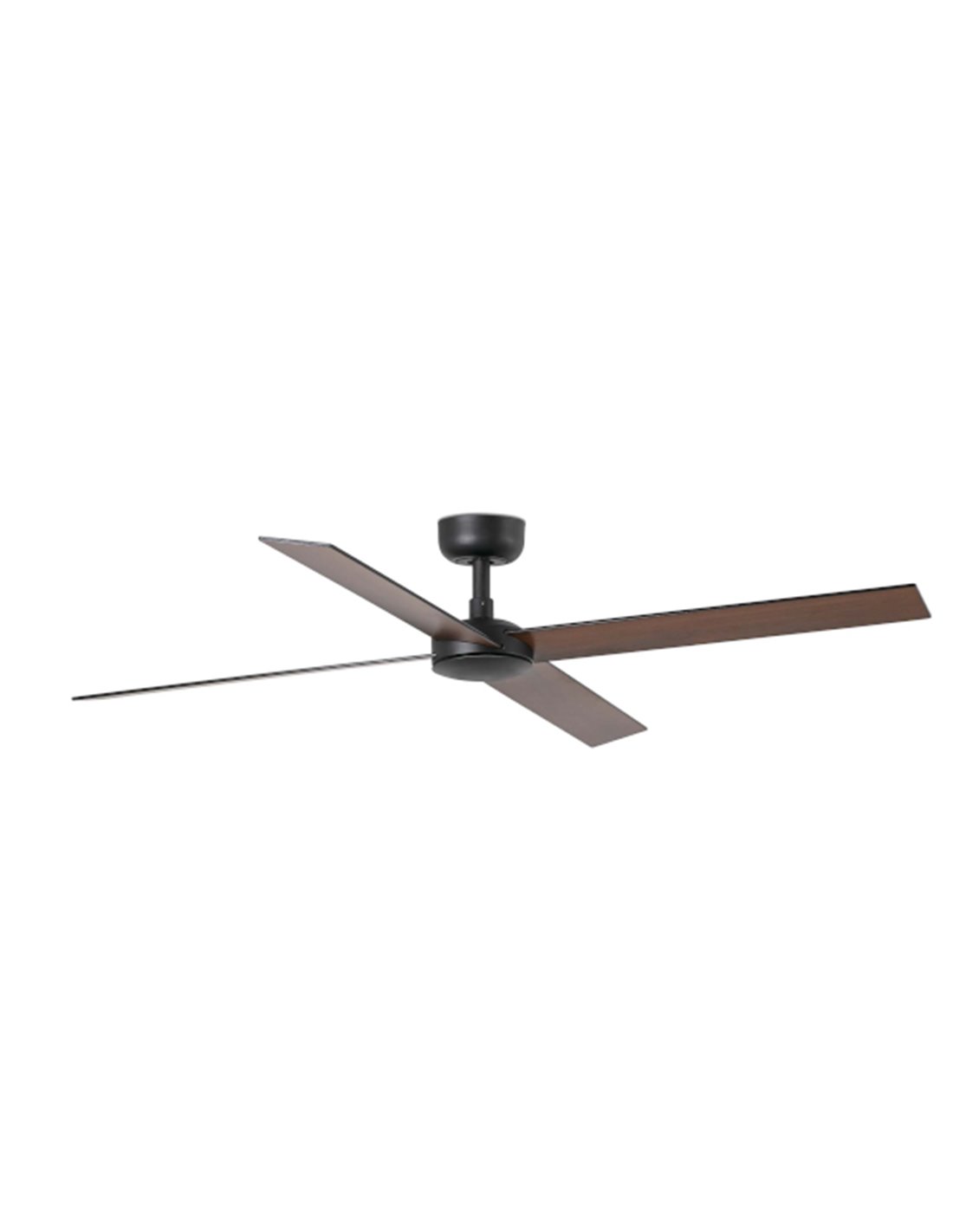 Rudder L ceiling fan - Faro - Reversible black / walnut blades Rudder L ceiling fan - Faro - Reversible black / walnut blades