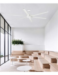 Rotterdam 25 XXL ceiling fan - Faro - DC white fan, large size