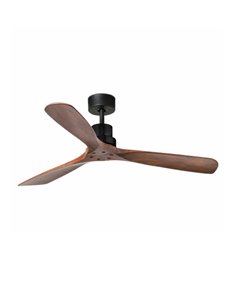 Lantau L ceiling fan without light - Faro - Dark walnut DC fan 2