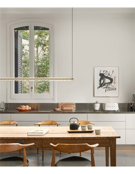 Loop linear pendant light - Arkoslight - LED minimalist lamp Loop linear pendant light - Arkoslight - LED minimalist lamp