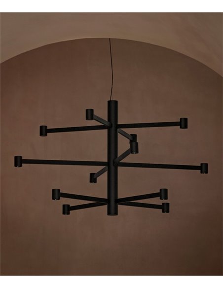 Art Chandelier pendant light - Arkoslight - Minimalist 3 height lamp
