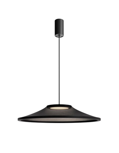 Warp pendant light - Arkoslight - Textile lampshade, translucent