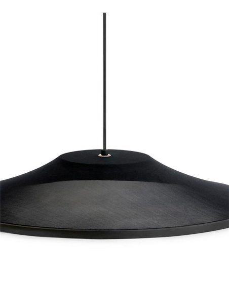Warp pendant light - Arkoslight - Textile lampshade, translucent