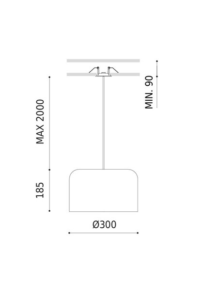 Hey Joe Base pendant light - Arkoslight - Iconic LED lamp