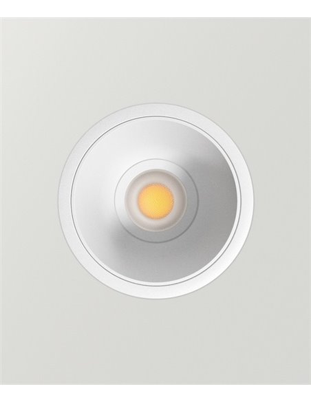Buddy outdoor ceiling spotlight - Arkoslight - Dimmable round LED lamp