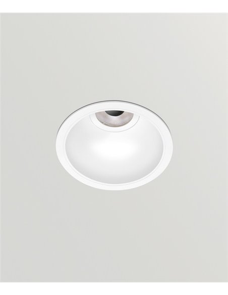 Buddy outdoor ceiling spotlight - Arkoslight - Dimmable round LED lamp