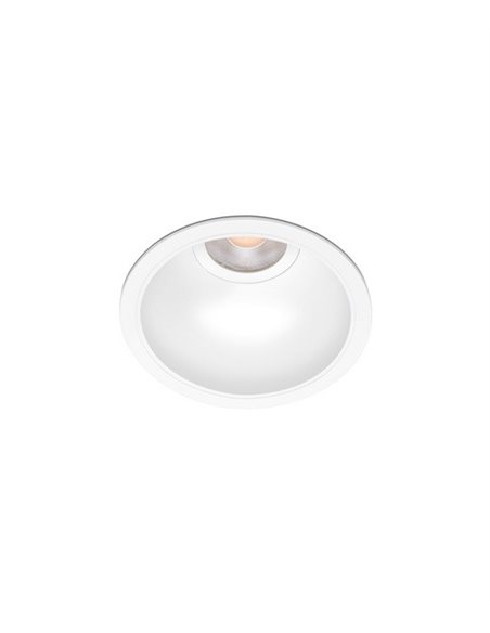 Buddy outdoor ceiling spotlight - Arkoslight - Dimmable round LED lamp