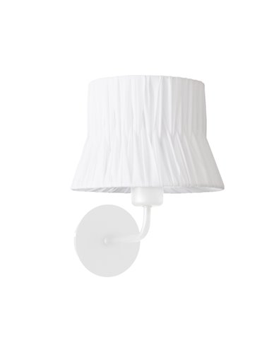 Cora wall light - Novolux Lighting - Ribbon shade in white or black