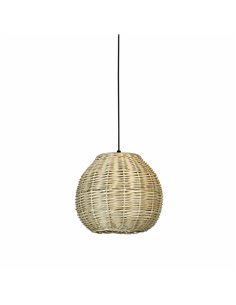 Natural ceiling pendant - Novolux Lighting - Boho chic light with wicker shade 2
