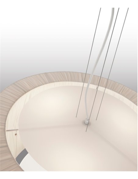 Cora pendant light - Novolux Lighting - Decorative ribbon shade