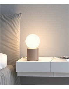 Geometrical table lamp - Novolux Lighting - Geometric wooden lamp