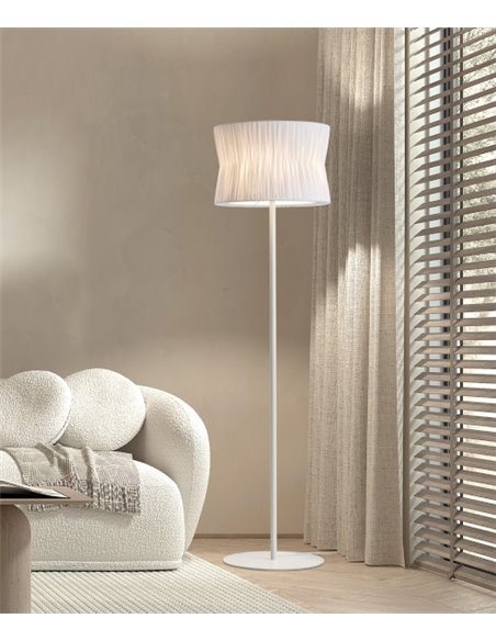 Cora floor lamp - Novolux Lighting - Modern lamp with ribbon shade