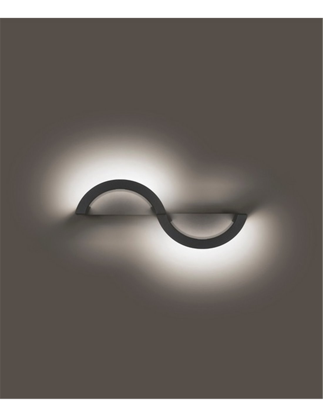 Loop outdoor wall light - Novolux Lighting - Modern design in black Loop outdoor wall light - Novolux Lighting - Modern design in black