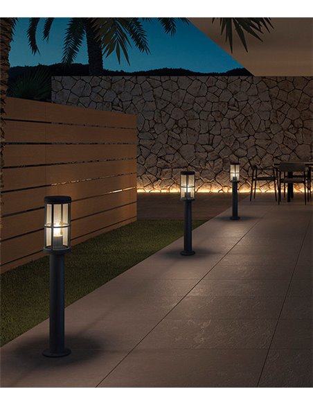 Lug outdoor bollard - Novolux Lighting - Industrial design, 65 cm