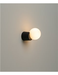 Land wall/ceiling light - Milan - Ceramic and blown glass lamp 2