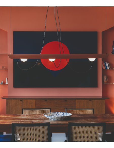 Wire pendant light - Milan - Modern and original design hanging light