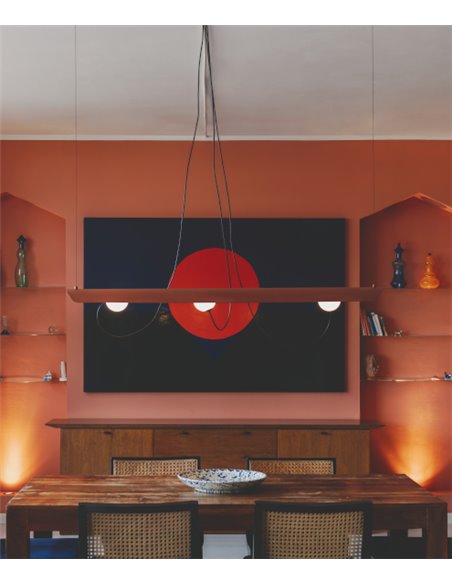 Wire pendant light - Milan - Modern and original design hanging light