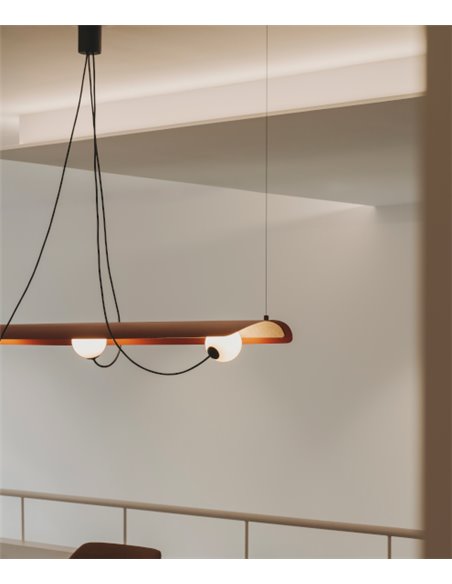Wire pendant light - Milan - Modern and original design hanging light