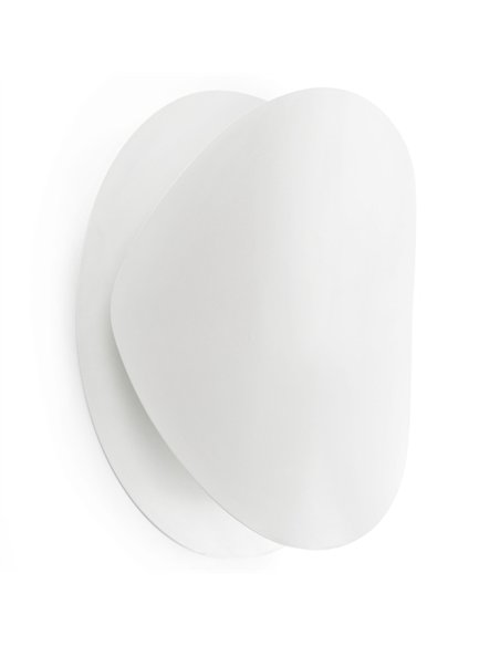 Aplique de pared moderno blanco orientable - Ovo - Faro Aplique de pared moderno blanco orientable - Ovo - Faro