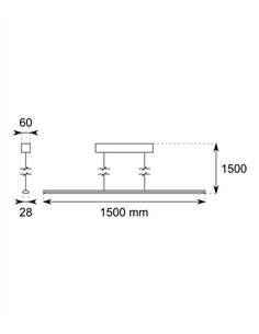 Filo pendant light - Conalux - Linear office lamp 2